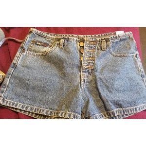 Vintage button up shorts